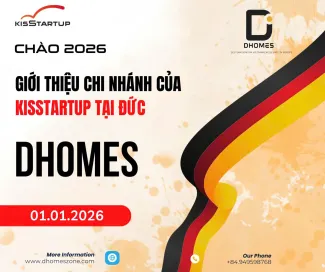 Chào 2026- KisStartup chính thức ra mắt chi nhánh tại Đức – DHomes GmbH