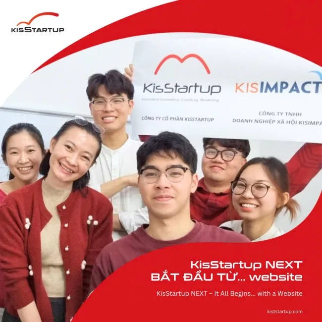 KisStartup NEXT - BẮT ĐẦU TỪ... website.